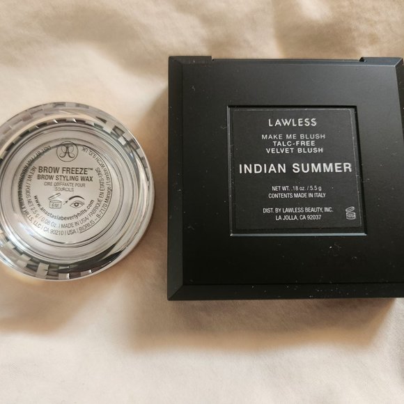 Lawless blush and Anastasia Brow Freeze - Picture 2 of 6